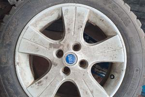 Set Gomme e Cerchi in Lega M+S Panda 4x4 2003-2013