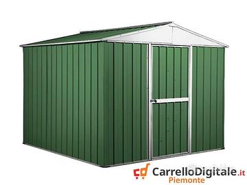 Box porta attrezzi lamiera 276x260 verde