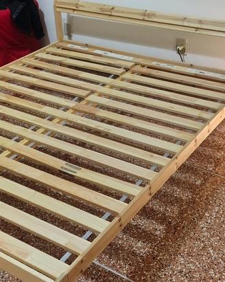 Struttura letto NIEDEN e doghe LINDBADEN ikea