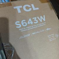 TCL S643W, Soundbar 3.1 Canali con Subwoofer 