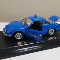 Modello auto renault alpine gendarmerie burago