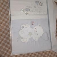 set 5 pezzi lenzuola più piumone sfoderabile 