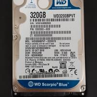 Hdd 320gb wd