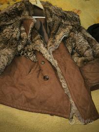 Pelliccia  di ermellino e pelle di daino