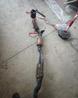 scarico originale downpipe audi tt 2.0 tfsi 8j mk2