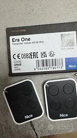 NICE ON4E ERA ONE 2 TELECOMANDI 4 CANALI CANCELLO