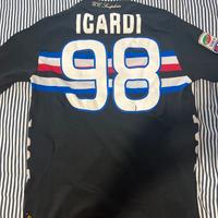 MAGLIA SAMPDORIA ICARDI NERA,USATA IN GARA 2012/13