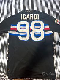 MAGLIA SAMPDORIA ICARDI NERA,USATA IN GARA 2012/13