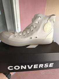 scarpe all star converse white alte