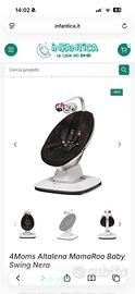 Sdraietta 4moms MamaRoo Nero