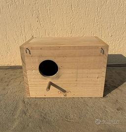 NIDO PAPPAGALLI INSEPARABILI LEGNO ZOLUX DUO 160