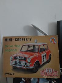 Mini cooper insegna alluminio