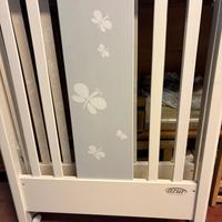 Lettino neonato AZUR sponde regol e cassettone