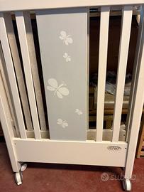 Lettino neonato AZUR sponde regol e cassettone