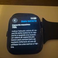 Apple Watch serie 745 mm gps midnight alluminio