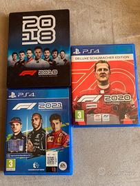 VIDEOGIOCHI F1 per PS4 anno 2018/2020/2021