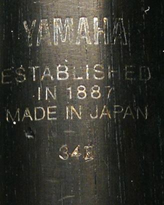 clarinetto in ebano Yamaha 34II 