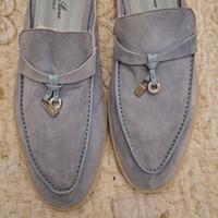 Mocassino scamosciato Loro Piana 