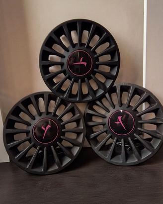 3 copricerchi originali Ypsilon Elefantino da 14'