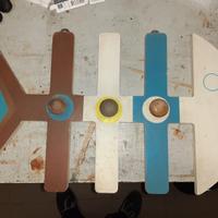 Attaccapanni in legno vintage inizio anni 70