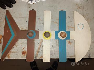 Attaccapanni in legno vintage inizio anni 70