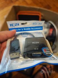 Adattatore Display Port (DP) a VGA