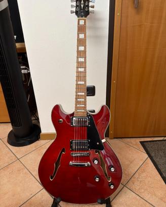Chitarra elettrica Harley Benton HB-35 Plus Cherry