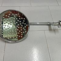 soffione doccia nuovo in acciaio 