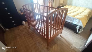 letto bambini in legno con cassetto