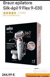 Epilatore Braun Silk-epil 9 360° flex