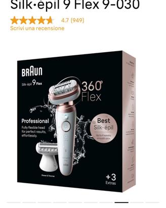 Epilatore Braun Silk-epil 9 360° flex