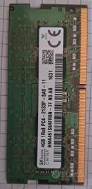 RAM DDR4 4GB SO-DIMM Notebook - SK Hynix 2133MHz