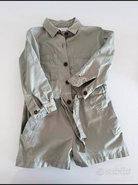 Tuta bambina verde Zara
