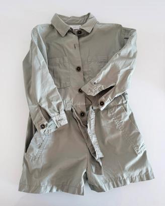 Tuta bambina verde Zara