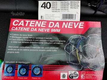 5117 catene neve 9mm taglia 40