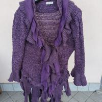Cardigan Shabby Chic Viola Laetitia Star Taglia Un