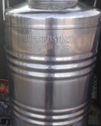 Fusto olio in acciaio inox 50 litri