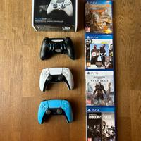 Joystick ps5 + giochi ps5 e ps4