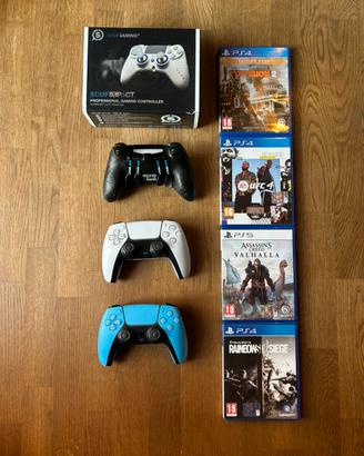 Joystick ps5 + giochi ps5 e ps4