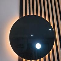 Ikea orologio collezione Obegränsad vetro nero