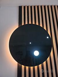 Ikea orologio collezione Obegränsad vetro nero