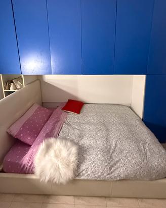 CAMERETTA – ARMADIO 7 ANTE + LETTO PIAZZA E MEZZA