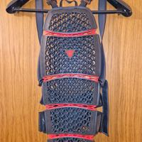 Paraschiena Dainese e guanti Rev'It