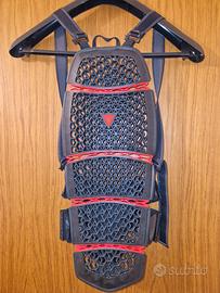 Paraschiena Dainese e guanti Rev'It