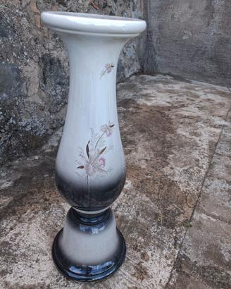COLONNA IN CERAMICA COLORATA E DISEGNI