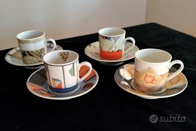 Set 4 tazzine caffè Eisenbach Bavaria Living Color