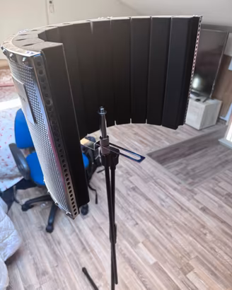 Schermo acustico isolante da studio per microfono