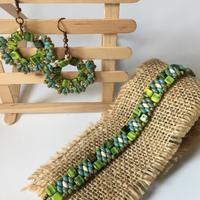 Set bracciale e orecchini 