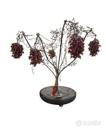 Soprammobile albero di vite in argento 800