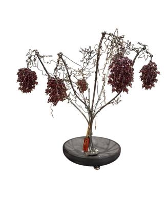 Soprammobile albero di vite in argento 800